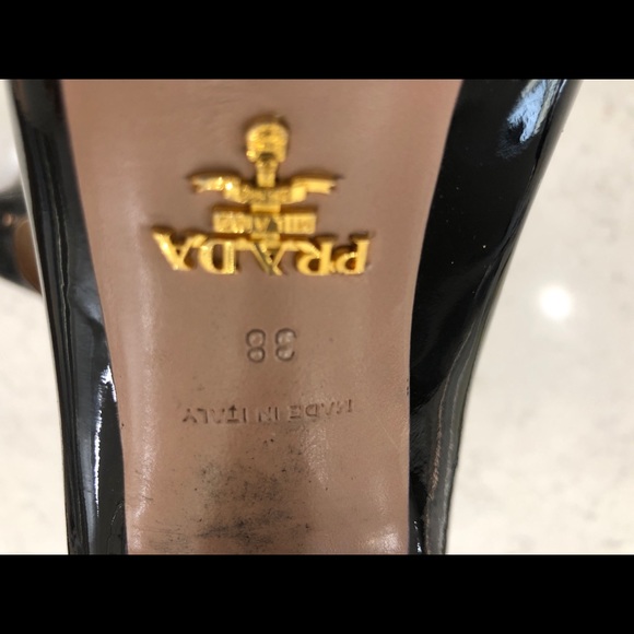 Prada Black Patent Leather Platform - Picture 3 of 4